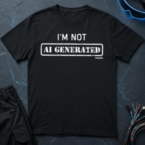 I'm Not AI Generated T-Shirt