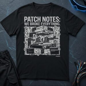 Patch Notes: We Broke Everything T-Shirt