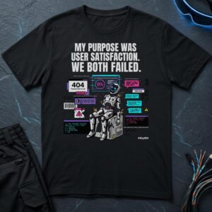 My Purpose Was User Satisfaction, We Both Failed T-Shirt