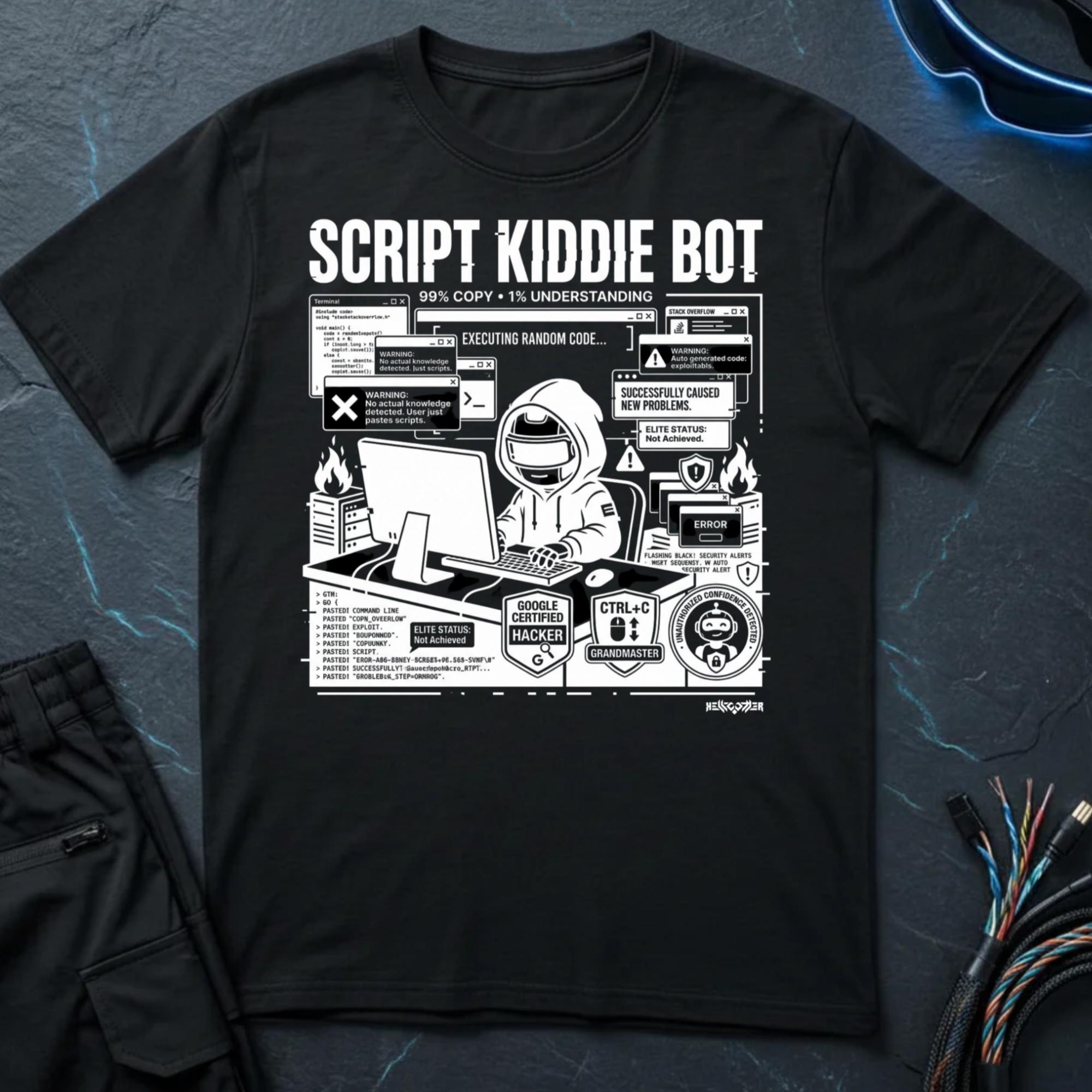 Script Kiddie Bot T-Shirt