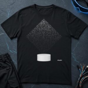Standing Pixel Square T-Shirt
