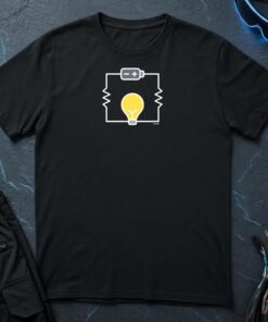Simple Circuit Light T-Shirt
